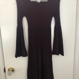 Max Studio Burgundy Sweater Dress
